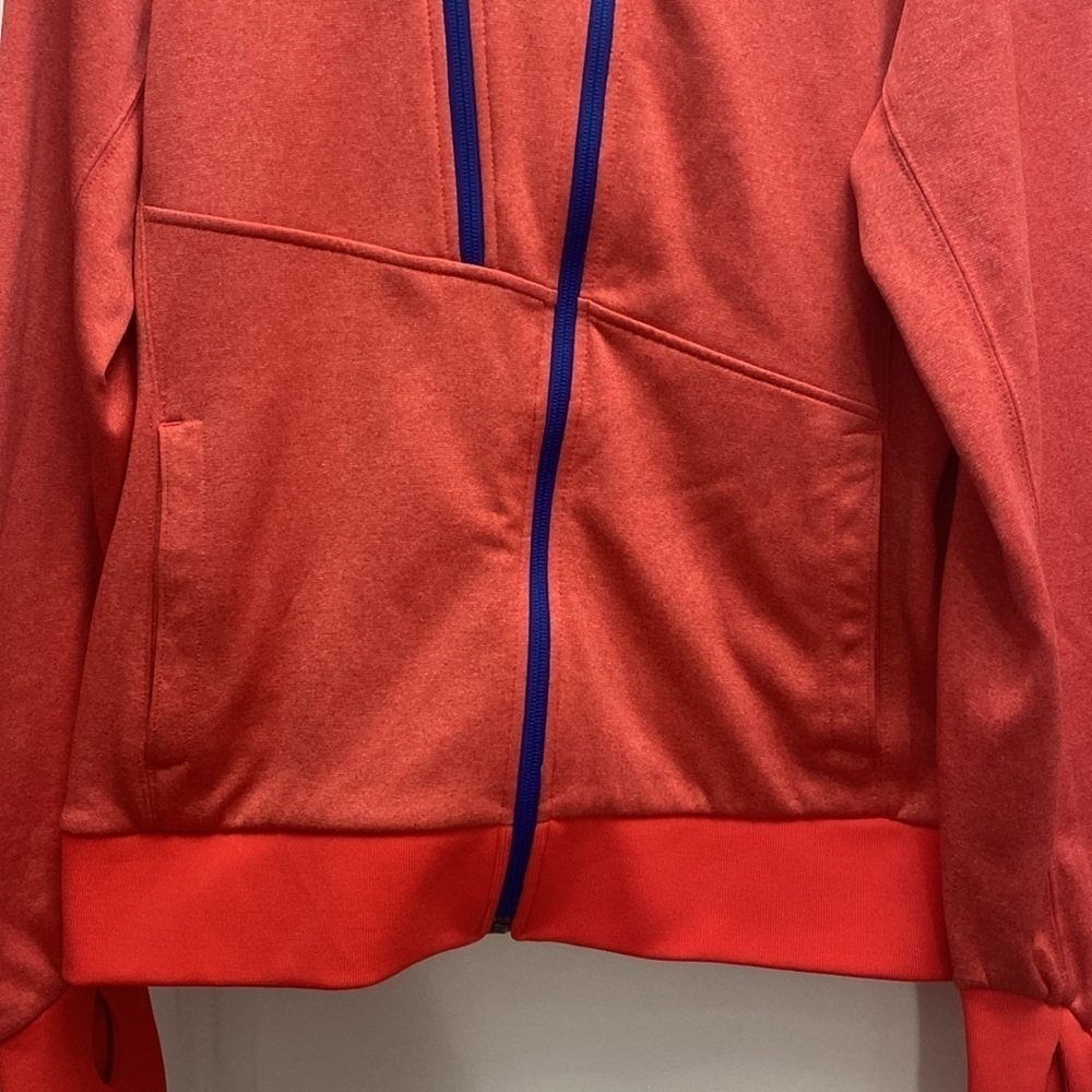 The North Face Women’s Orange Full Zip Hoodie Jacket Size Medium - Picture 4 of 14